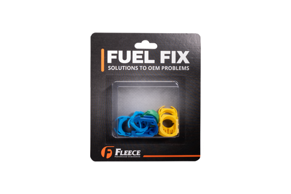 Fleece Performance Universal 11-26 Ford Powerstroke 6.7L Fuel Line Retaining Clips - 6 Pack - FPE-FL-RC-FMC-6P Photo - Primary